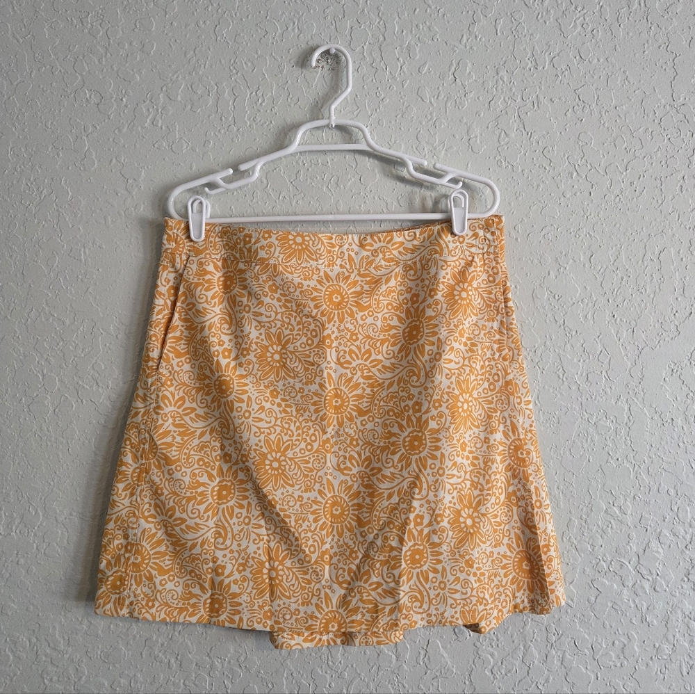 Ripskirt Hawaii Yellow Floral Beachy Skirt